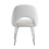 White and White Gloss Padded Side Chair (Set of 2) B062P209296