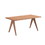 Natural Dining Table with Wooden Leg B062P209320