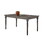 Weathered Grey Dining Table with Turned Leg B062P209321