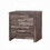 Dark Oak 2-Drawer Nightstand B062P209406