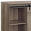 Grey Washed TV Stand with 2 Sliding Barn Doors B062P209411