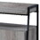 Grey Oak and Black 4-Door TV Stand B062P209415