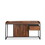 Walnut and Sandy Black 1-Drawer Writing Desk B062P215486