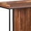 Walnut and Sandy Black 1-Drawer Writing Desk B062P215486