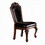 Black and Cherry Side Chair with Nailhead Trim (Set of 2) B062P215487