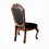 Black and Cherry Side Chair with Nailhead Trim (Set of 2) B062P215487