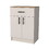 Ivory and Natural Oak 2-Door Kitchen Pantry with 1 Drawer B062P227649