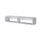 White 2-Shelf Central Floating Media Rack B062P230642