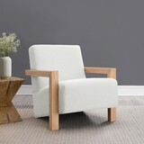 Bryant Ivory Boucle Upholstered Accent Arm Chair