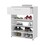 White Shoe Rack with 1-Drawer B062P303911