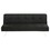 Joel Black Upholstered Tufted Convertible Sofa Bed B062P344955