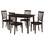 Stan Cappuccino 5-piece Dining Set B062P345391