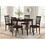 Stan Cappuccino 5-piece Dining Set B062P345391