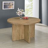 Larrabee Mango Brown Round Dining Table B062P353241