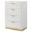Sophia White 4-drawer Chest B062P353393