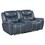 Stanwicke Blue Motion Reclining Loveseat with Console B062P354056