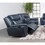 Stanwicke Blue Motion Reclining Loveseat with Console B062P354056