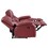 Elodie Red Upholstered Motion Reclining Sofa B062P354073