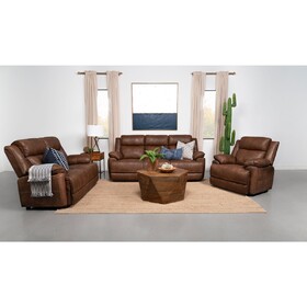 Worthington Dark Brown Padded Arm Sofa B062P354079