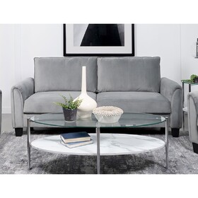 Dixon Grey Upholstered Sofa B062P354081
