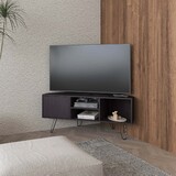 Wengue 1-Door TV Stand with Open Storage B062P355528