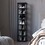 Wenge 7-Tier Tall Vertical Shoe Rack B062P373789