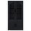 Shayne Black 4-door Display Cabinet