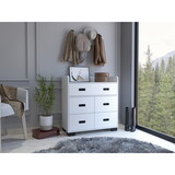 Edgemont 5-Drawer Dresser White B062S00009