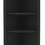 Morgana 8-Bottle 5-Shelf Corner Bar Cabinet Black Wengue B062S00017