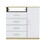 Baylon 4-Drawer 1-Shelf Dresser White B062S00024