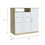 Baylon 4-Drawer 1-Shelf Dresser White B062S00024