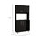 Bayshore 3-Shelf Pantry Cabinet Black Wengue B062S00031