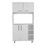 Bayshore 3-Shelf Pantry Cabinet White B062S00032