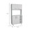 Bayshore 3-Shelf Pantry Cabinet White B062S00032