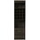 Wolcott 16-Bottle 1-Shelf Bar Cabinet Carbon Espresso B062S00063