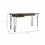 Posey 1-Drawer Rectangle Writing Desk with Hairpin Legs Mahogany B062S00070