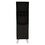 Thorndike 8-Bottle 2-Shelf Bar Cabinet Black Wengue B062S00123