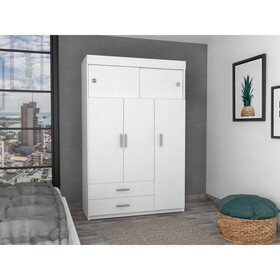 Kingswood 2-Drawer Rectangle Armoire White B062S00139
