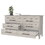 Southington 6-Drawer Rectangle Dresser Light Gray B062S00142