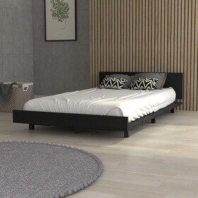 Nimmo Twin Bed Frame Black Wengue B062S00177