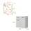 Loonam 2-Door 1-Drawer Dresser White B062S00184