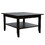 Cabrillo 4-Shelf 2-piece Living Room Set, Coffee Table and Bar Cabinet Black and Espresso B062S00213