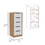 Cozad 2-Piece Bedroom Set, Armoire + Dresser, White and Light Oak B062S00258