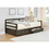 Grey 2-drawer Daybed with Extension Trundle B062S00264