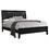 Transylvania Black Upholstered Queen Panel Bed B062S00272