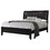 Transylvania Black Upholstered Queen Panel Bed B062S00272