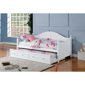 Vaughn White Twin Daybed with Trundle B062S00278