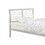 Fielding Silver Twin Metal Bed B062S00309