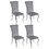 Richter Grey Upholstered Side Chairs (Set of 4) B062S00327