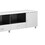 Hexner Glossy White and Grey 2-Drawer TV Console B062S00328